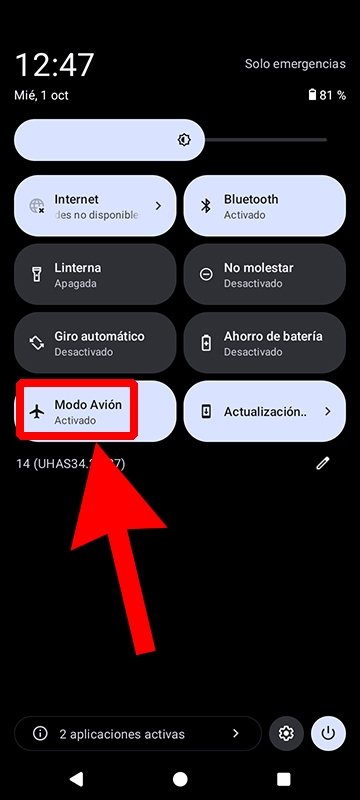 Activar el modo avión también puede servir para eliminar anuncios en determinados casos