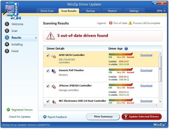 Actualizador automatico de drivers