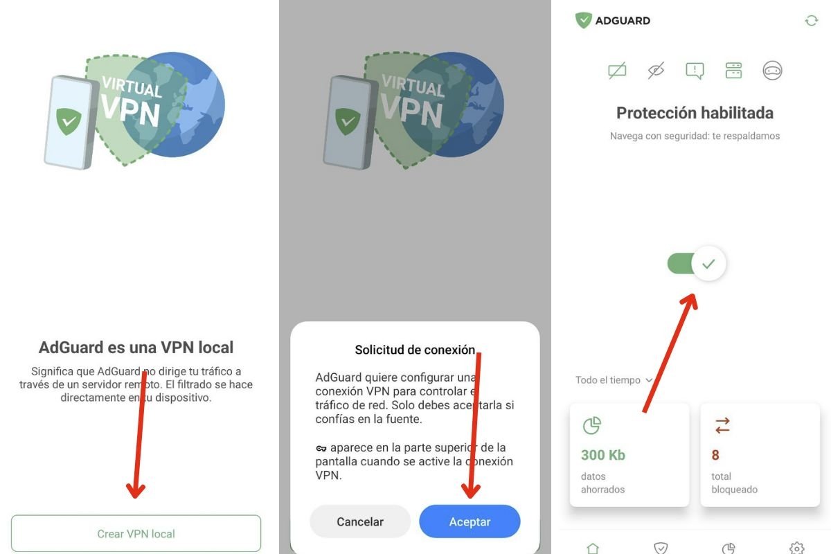 AdGuard es un ejemplo de aplicación para bloquear anuncios