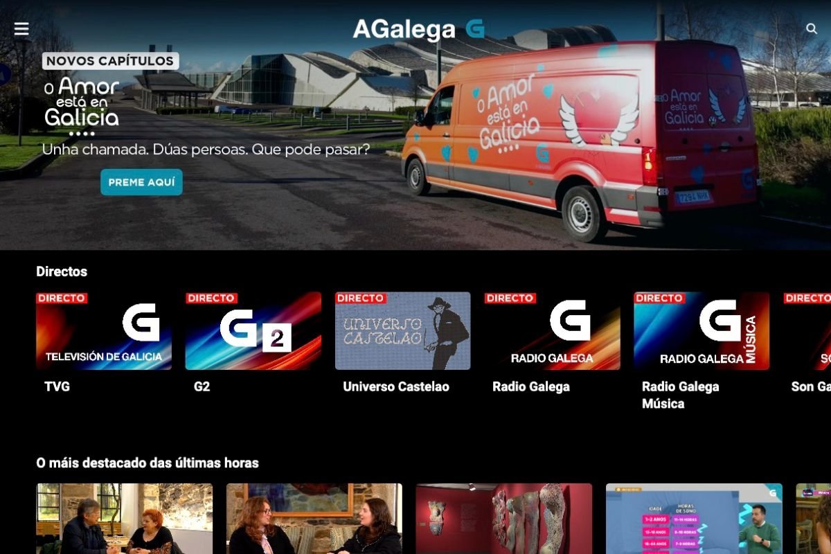 AGalega tiene contenidos en gallego y todos los directos del grupo disponibles en tu PC
