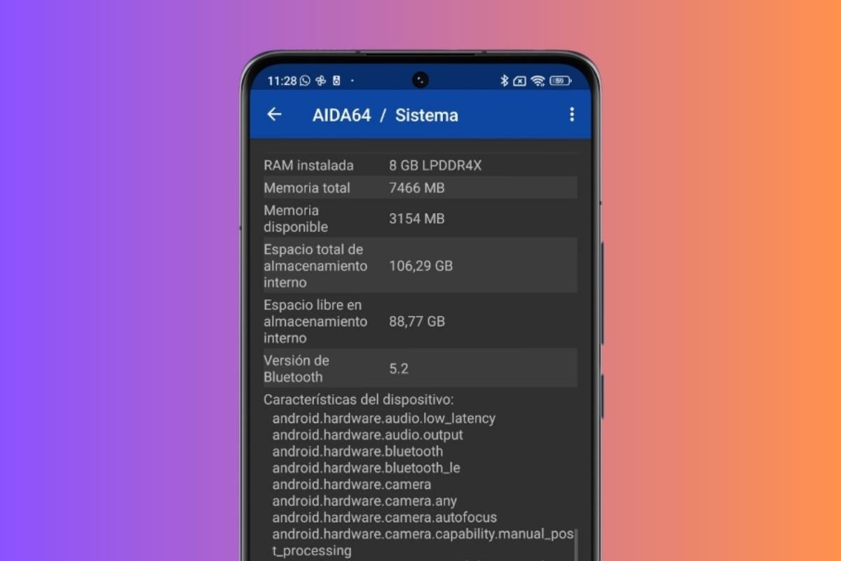 AIDA64 en Android