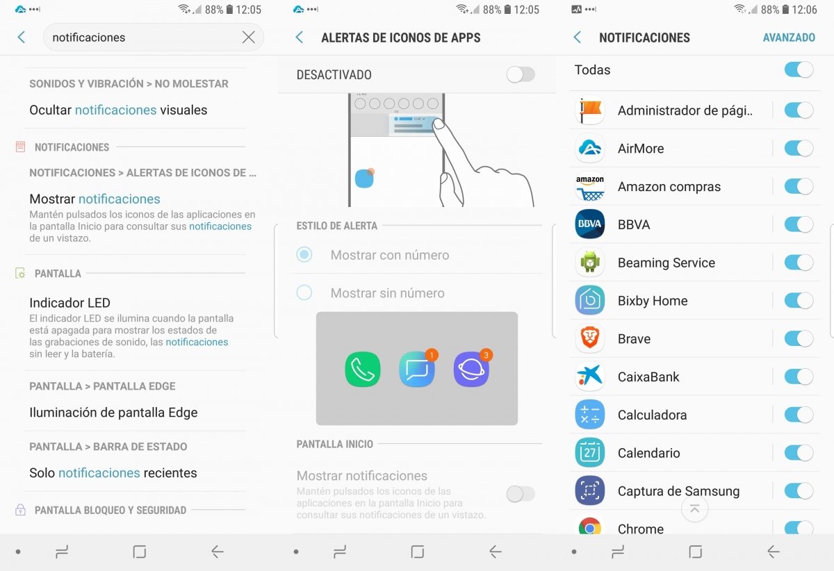 Ajustando las opciones de las notificaciones en Android
