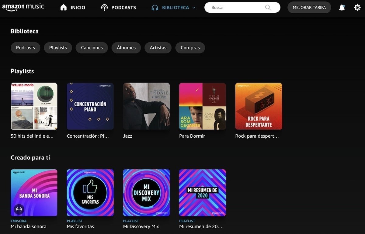 Amazon Music está disponible para todos aquellos usuarios de Amazon Prime y ofrece más música