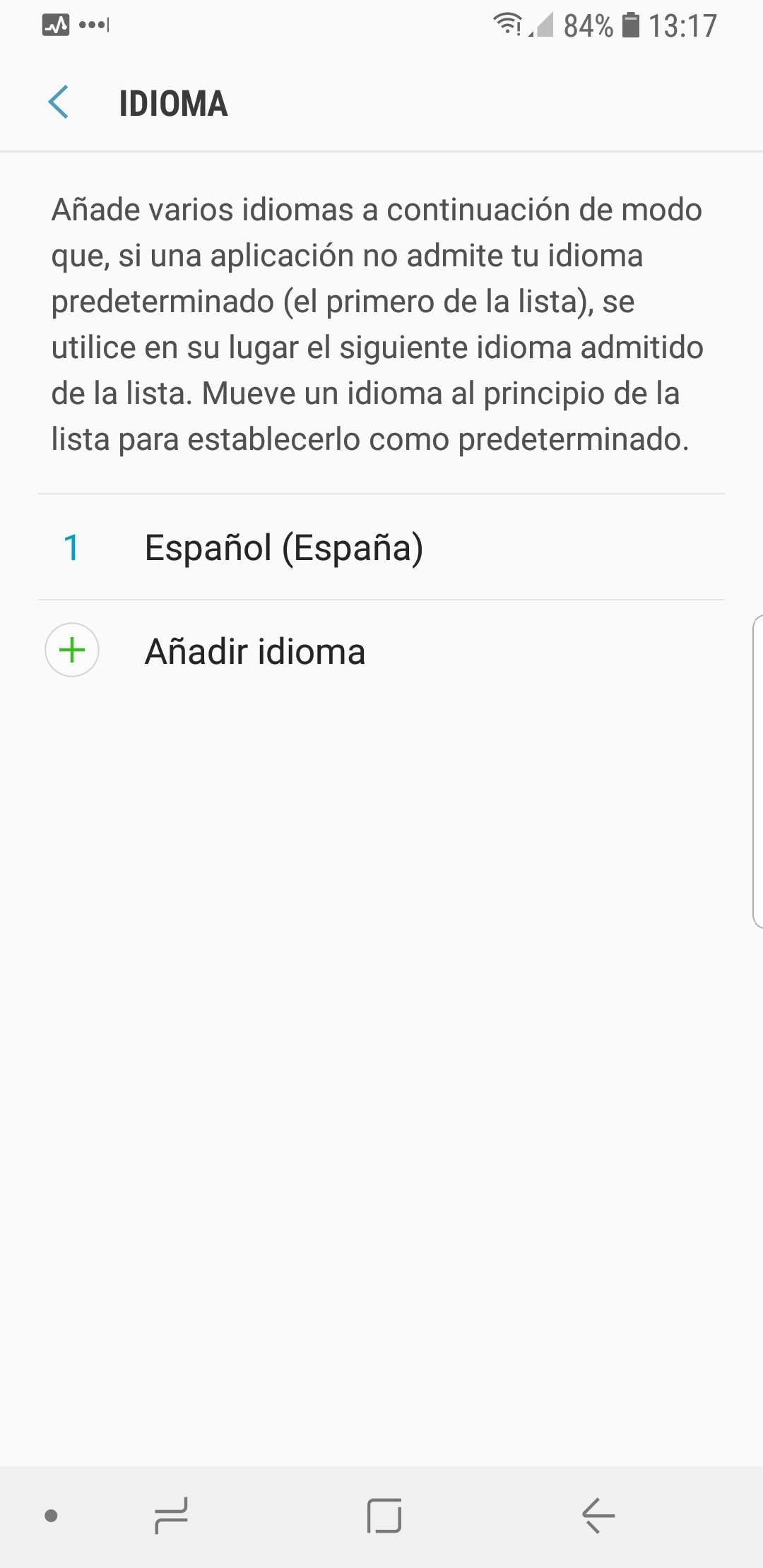 Añadir un idioma nuevo a Android