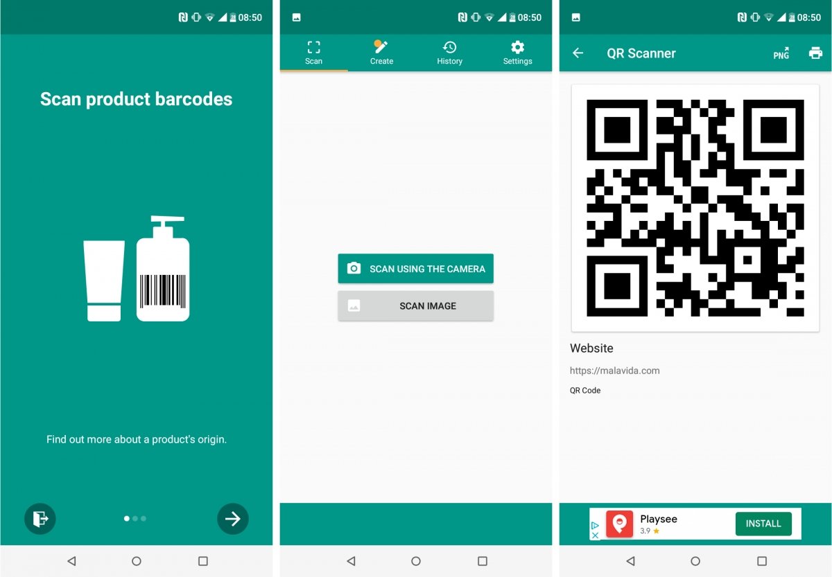 App de escáner QR para Android