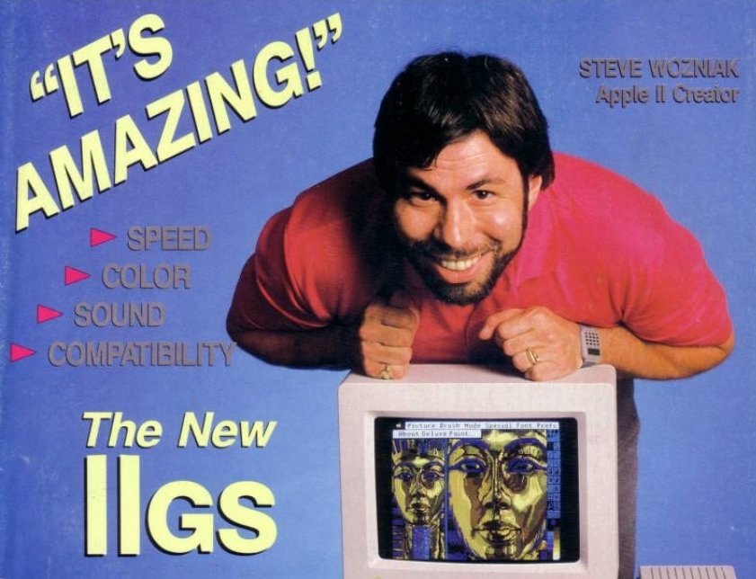 Apple IIGS creado por Wozniak en la revista inCider de octubre de 1986