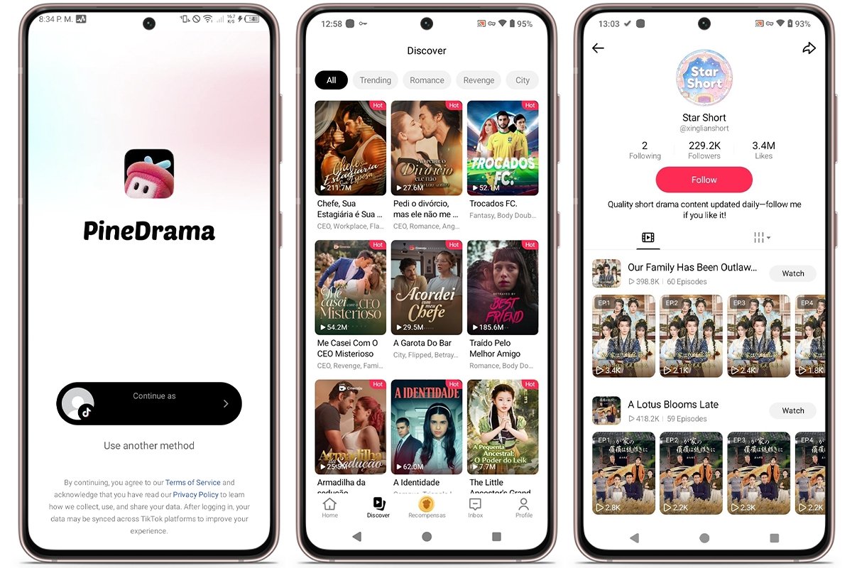 Apps de microdramas - PineDrama
