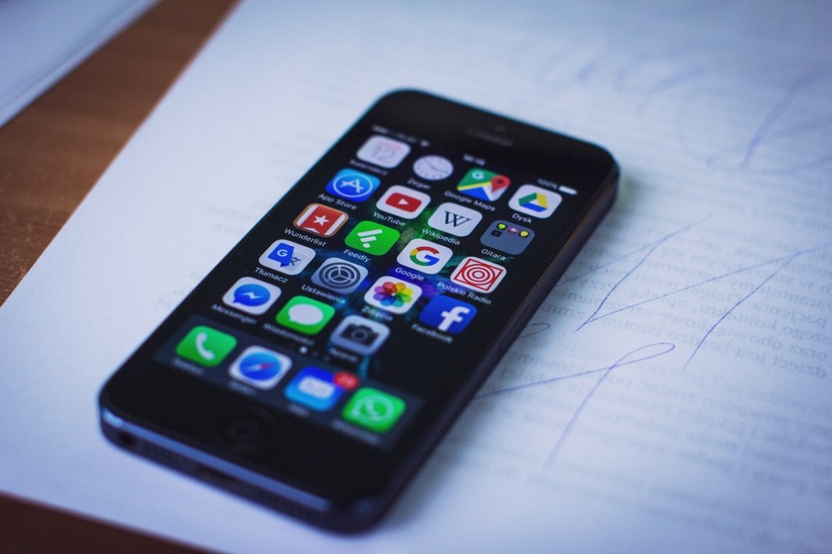 Apps en un iPhone