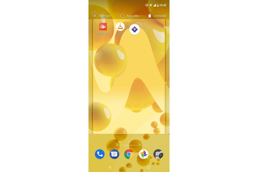 Arrastrar y soltar una app sobre otra permite crear una carpeta en la pantalla de inicio