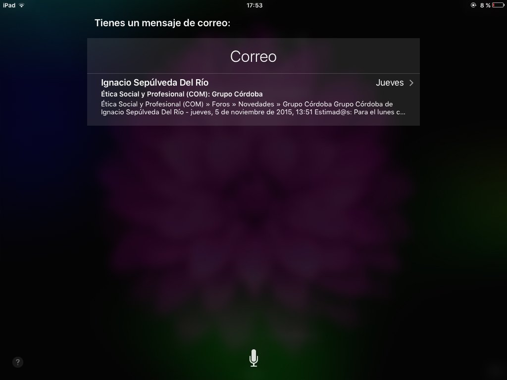 Así es como Siri lee mis correos