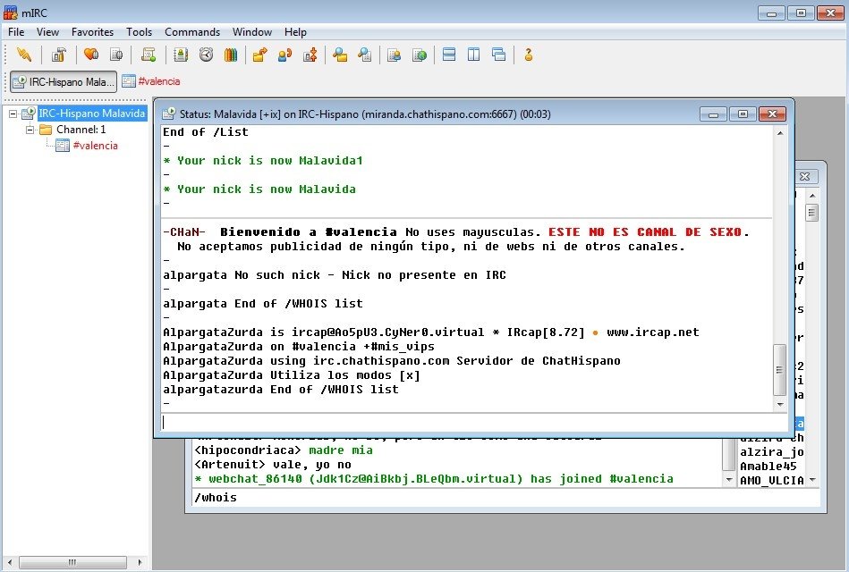 Así funciona el comando /whois