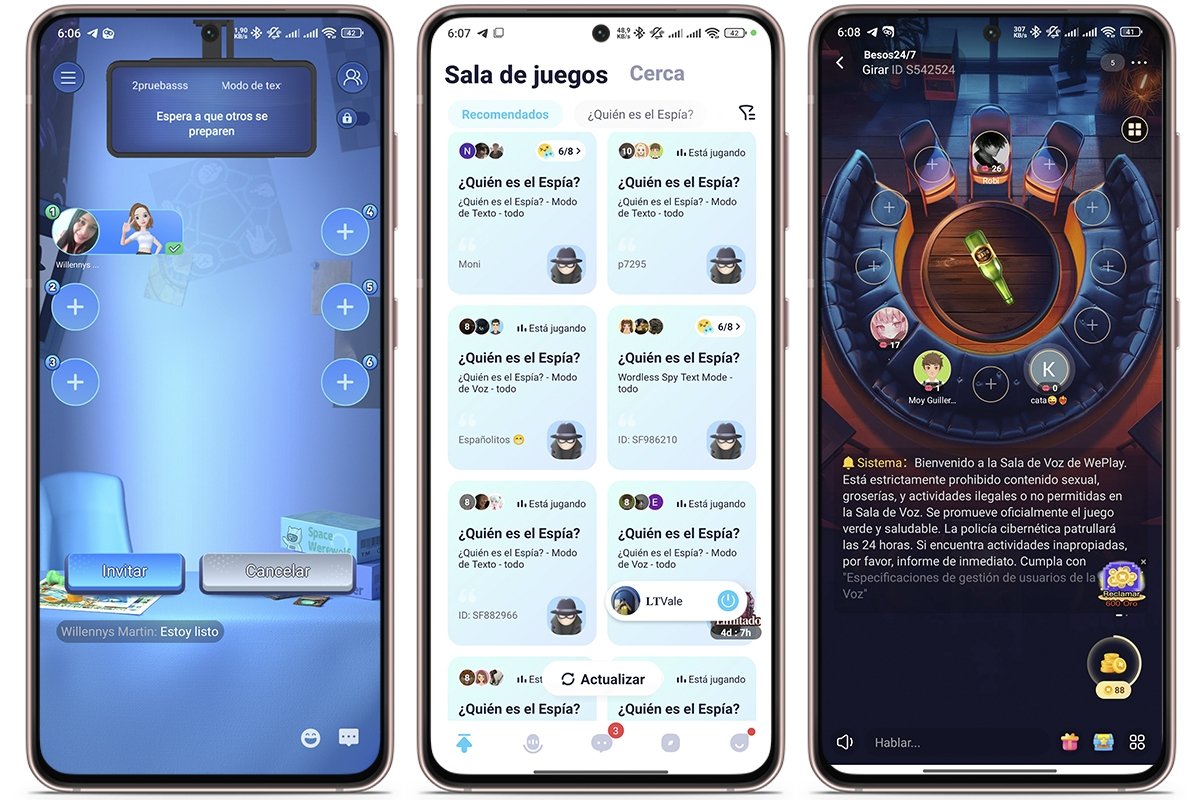 Así luce una sala privada en WePlay