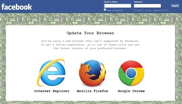 Así luciría Facebook en 1996