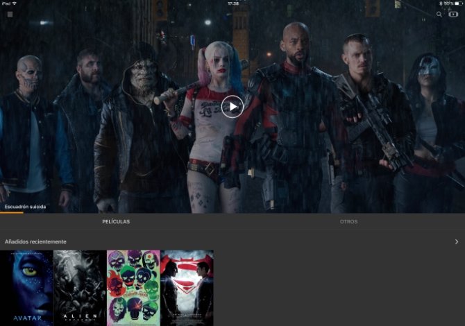 Así organiza Infuse nuestras películas