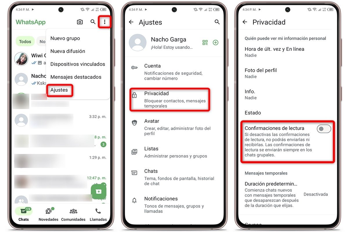 Así puedes escuchar audios de WhatsApp sin que lo sepan desactivando la confirmación de lectura