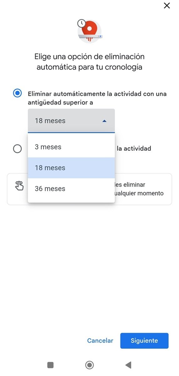 Así puedes programar el borrado automático de tu historial de ubicaciones