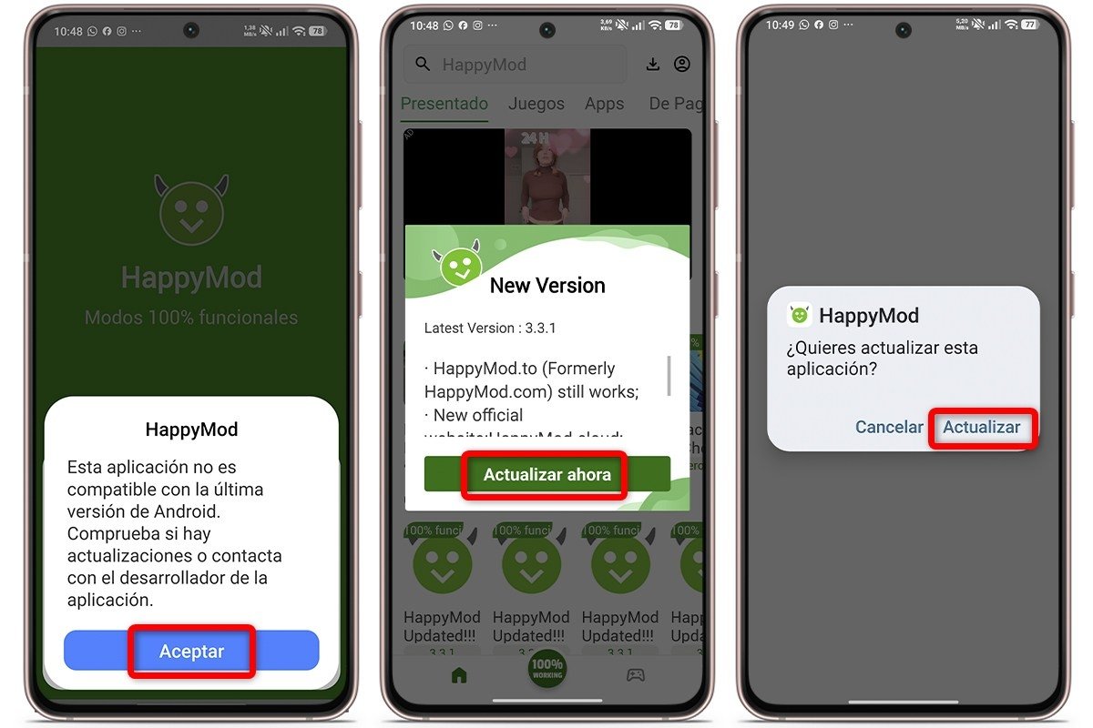 Así puedes solucionar el fallo de App no instalada al usar HappyMod