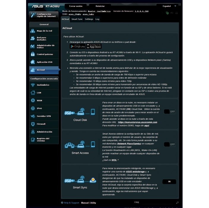 Asus RT-AC66U práctico 1