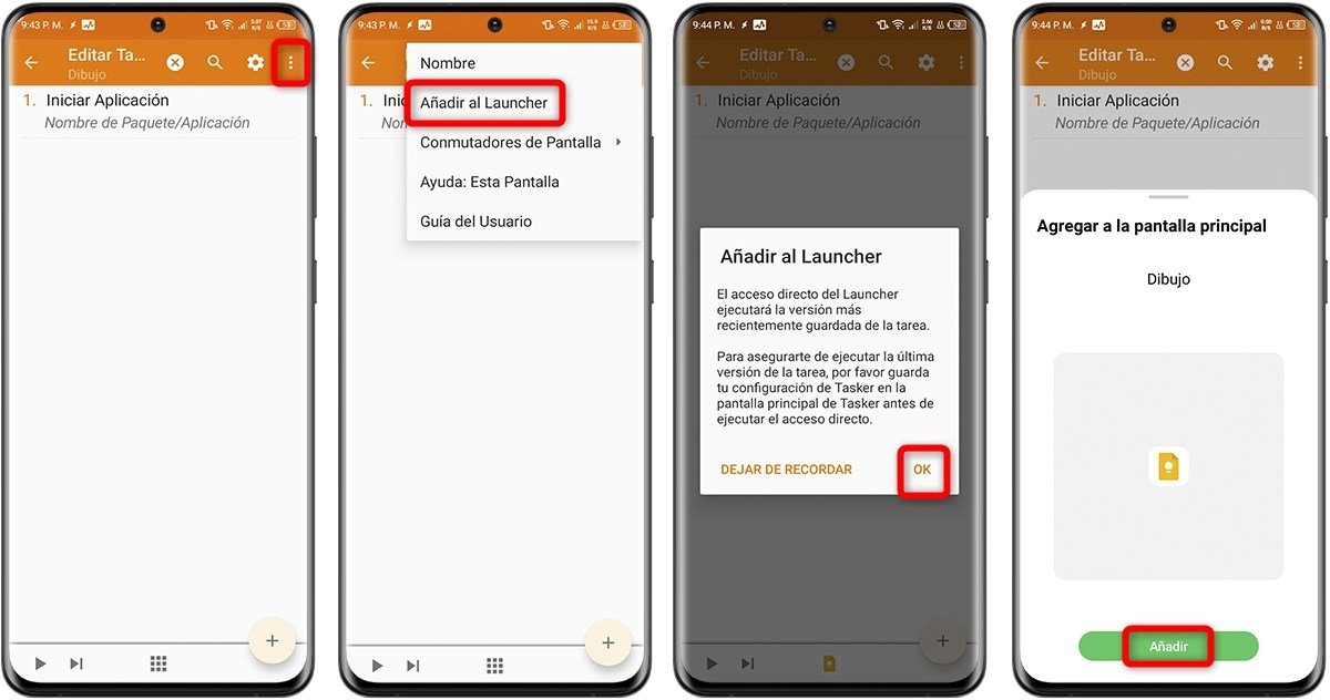 Automatiza notas en Google Keep - Añade al Launcher