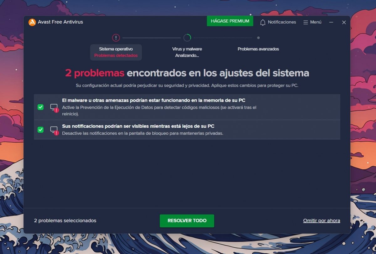 Avast Free Antivirus es un antivirus con protección integral sin coste alguno