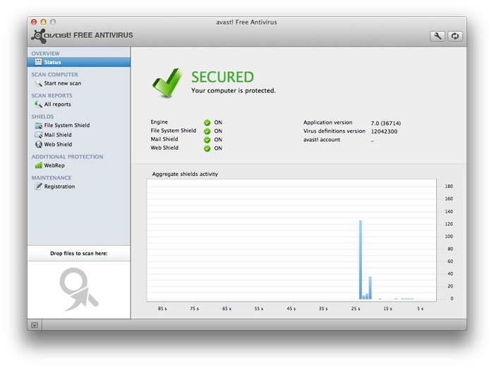 Avast! Free Antivirus para Mac