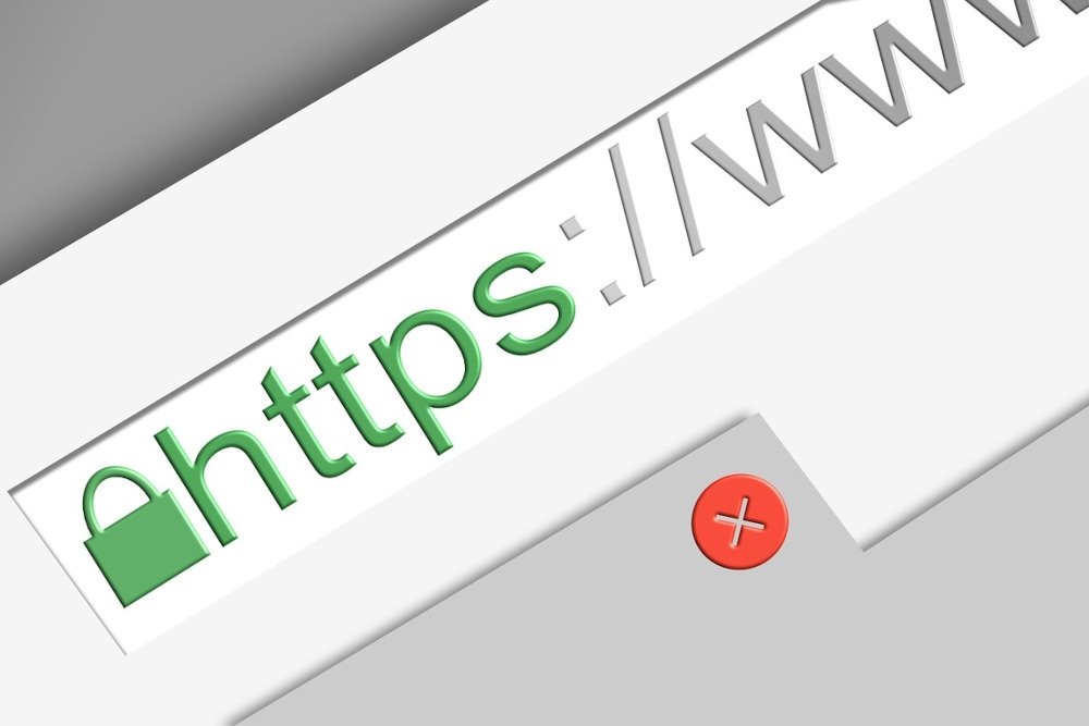 Barra de direcciones de una web con certificado SSL