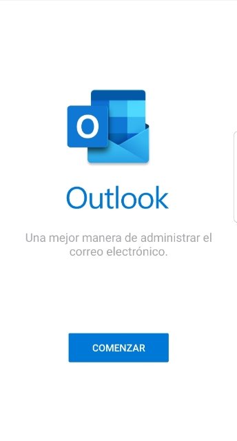 Bienvenida de Outlook