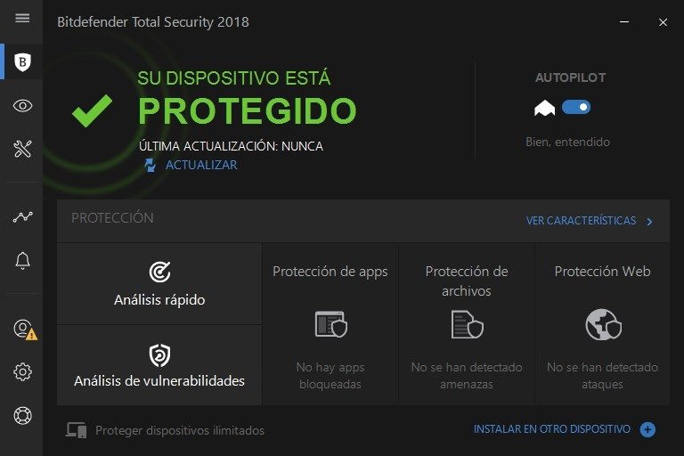 Bitdefender Total Security 2018 - Protección