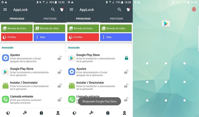 Bloquear aplicación en AppLock