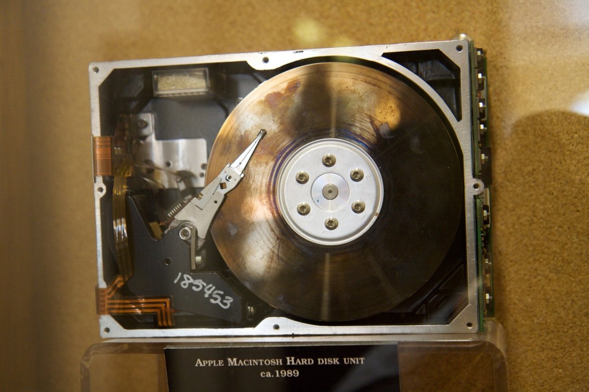 Bonito disco duro de Macintosh de 1989