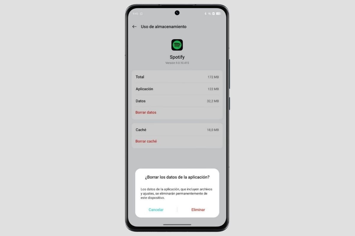 Borrar todos los datos de la app te ayudará a recuperar el acceso