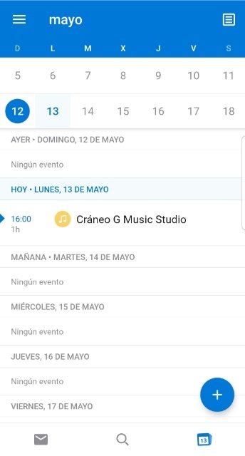 Calendario de Google sincronizado con Outlook