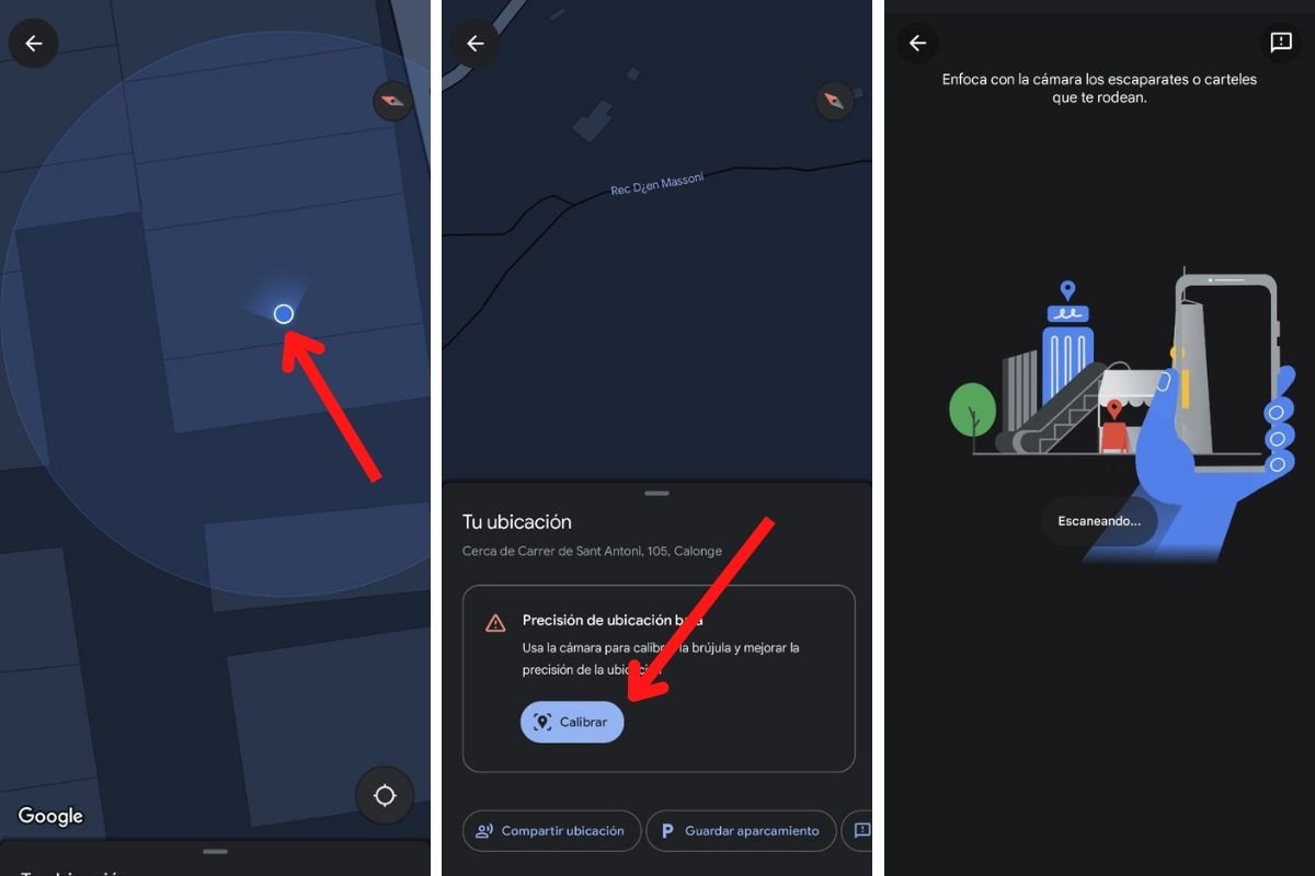 Calibrar el GPS con Google Maps en Android gracias a la cámara