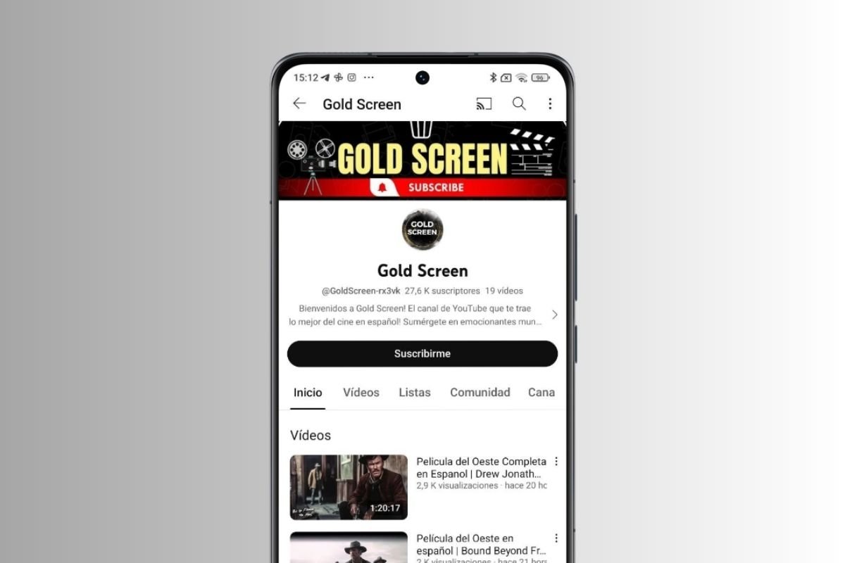 Canal de Gold Screen