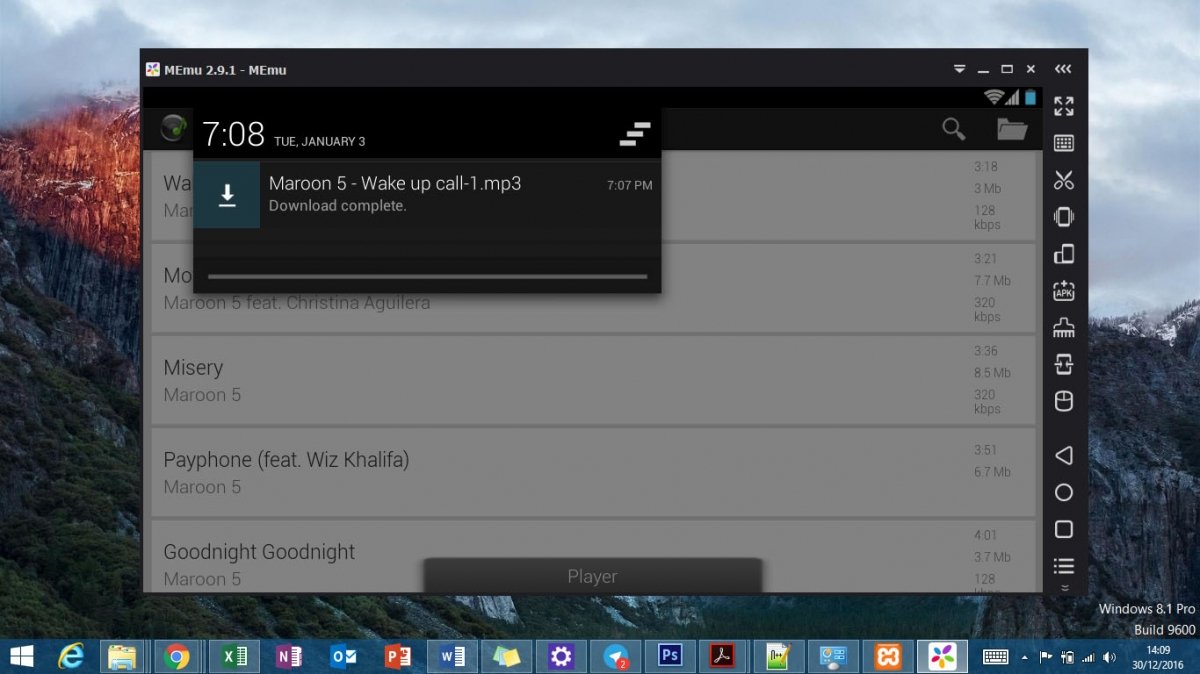 Canción descargada desde Tunee Music Downloader