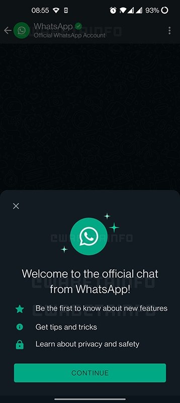 Captura de pantalla del chatbot de WhatsApp