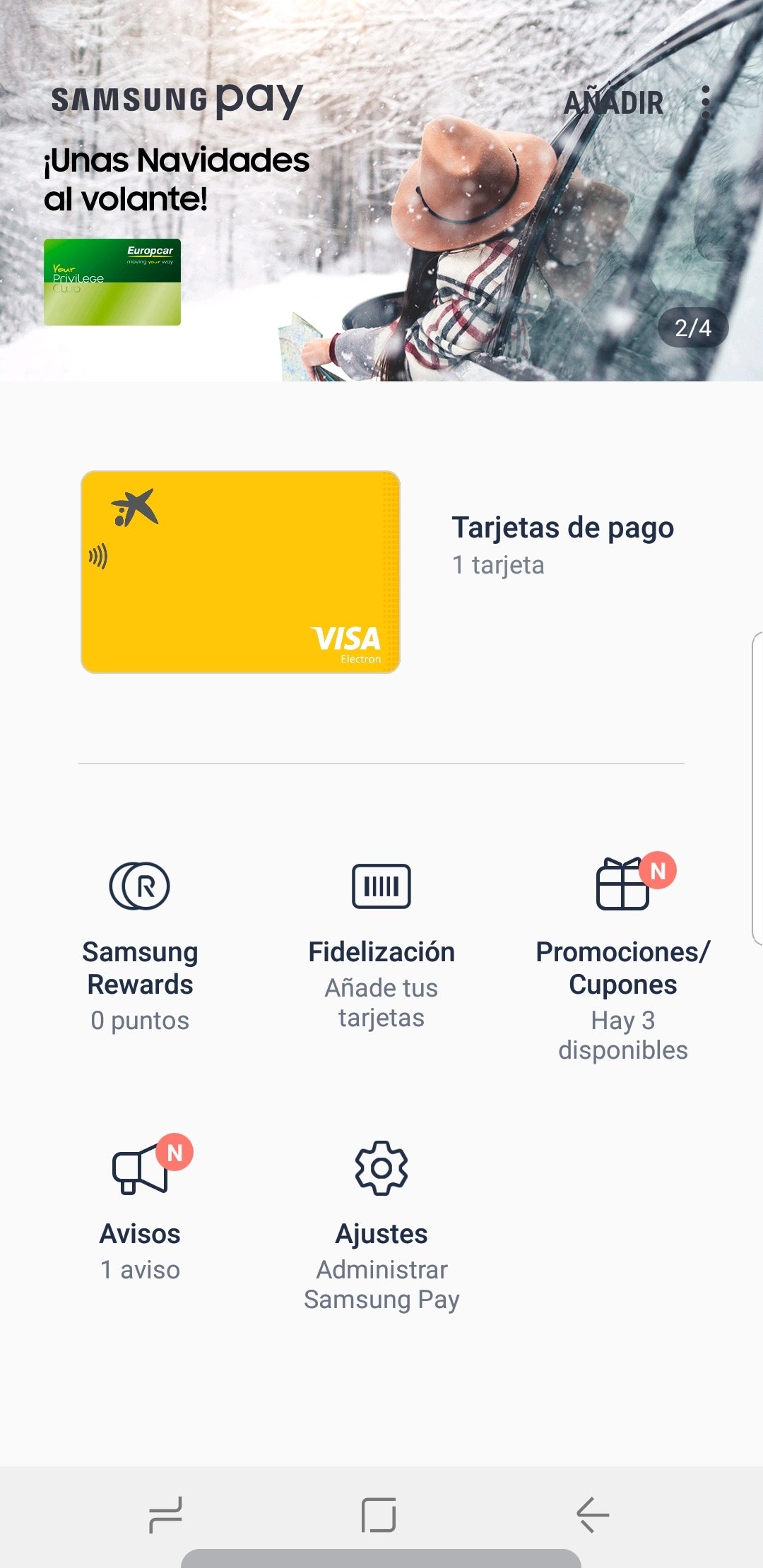 Captura de Samsung Pay
