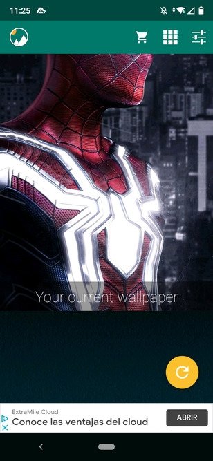 Captura del fondo de pantalla con Wallpaper Saver
