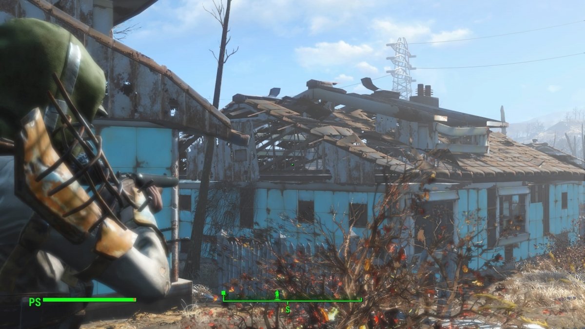Casas destruidas de Sanctuary de Fallout 4