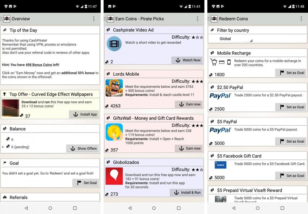 CashPirate te ofrece hacer de todo a cambio de dinero