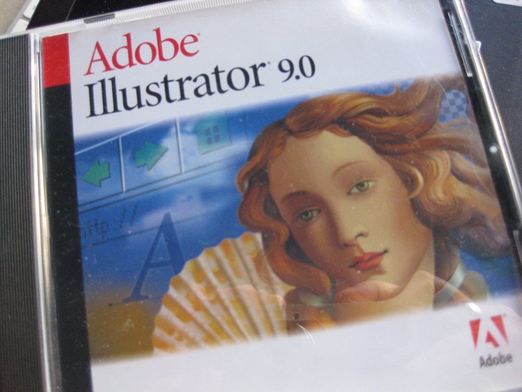 CD de instalación de Adobe illustrator 9.0