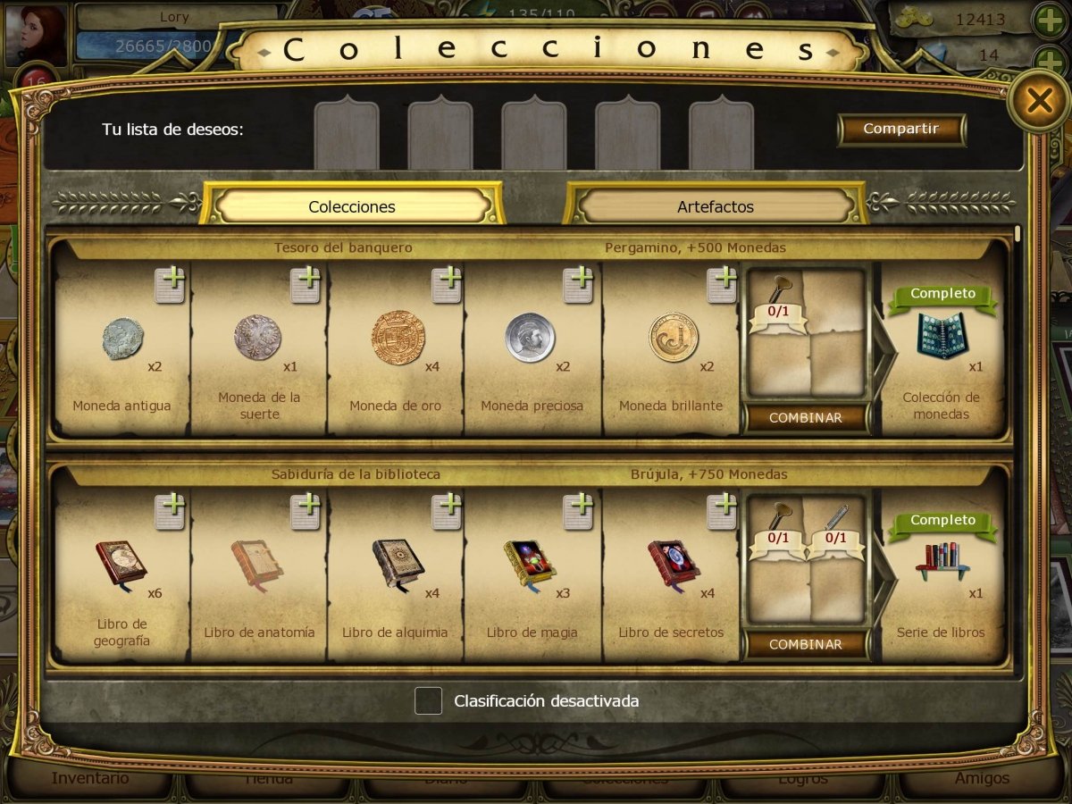Colecciones de The Secret Society