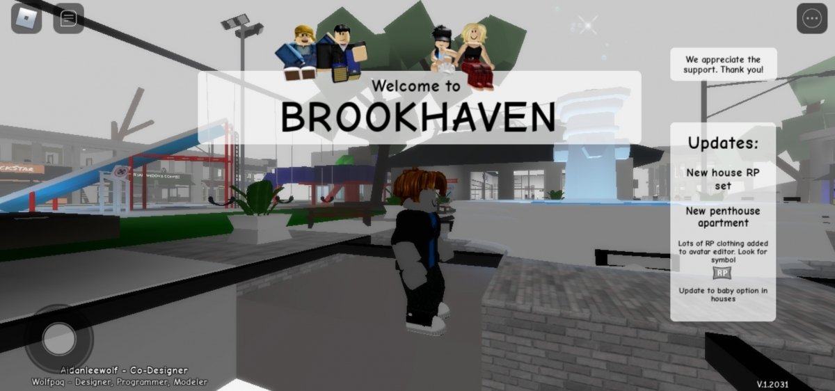 Comenzamos una partida de Brookhaven dentro de Roblox