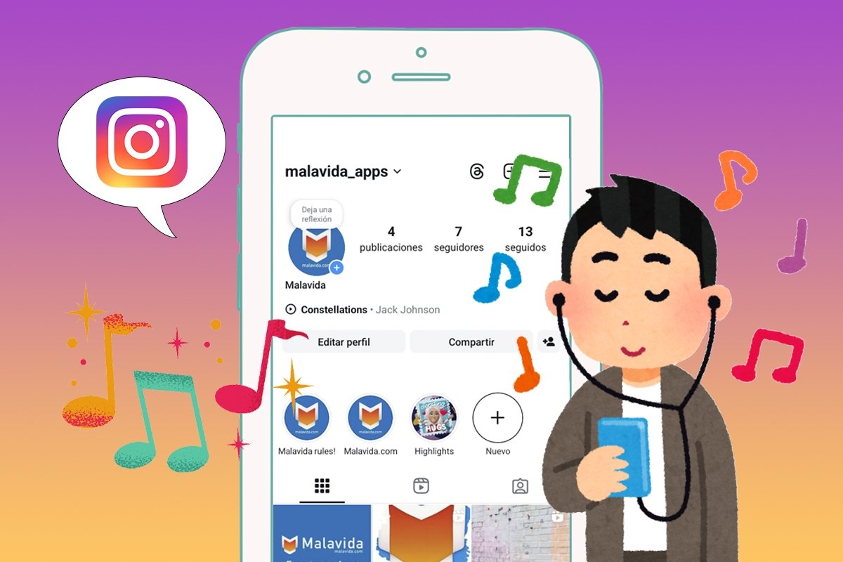 Cómo añadir una canción a tu perfil de Instagram