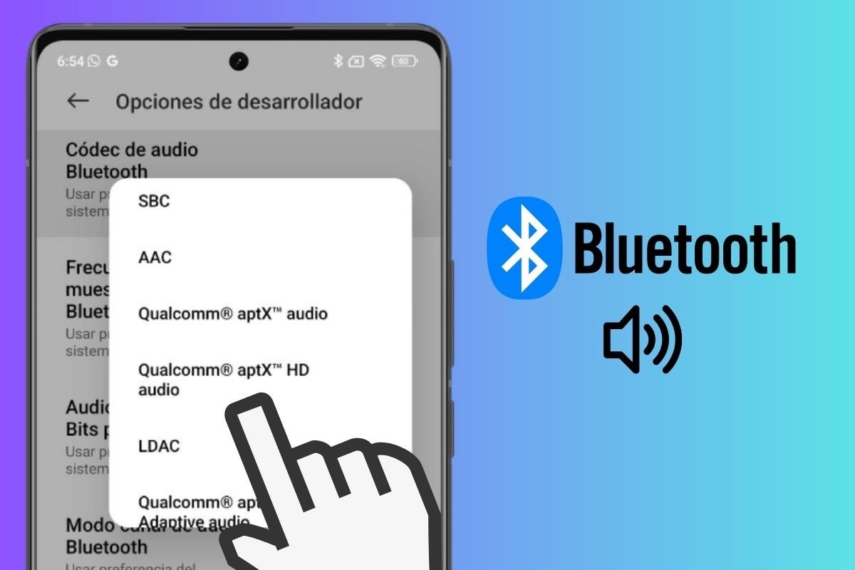 Cómo cambiar el códec Bluetooth en Android