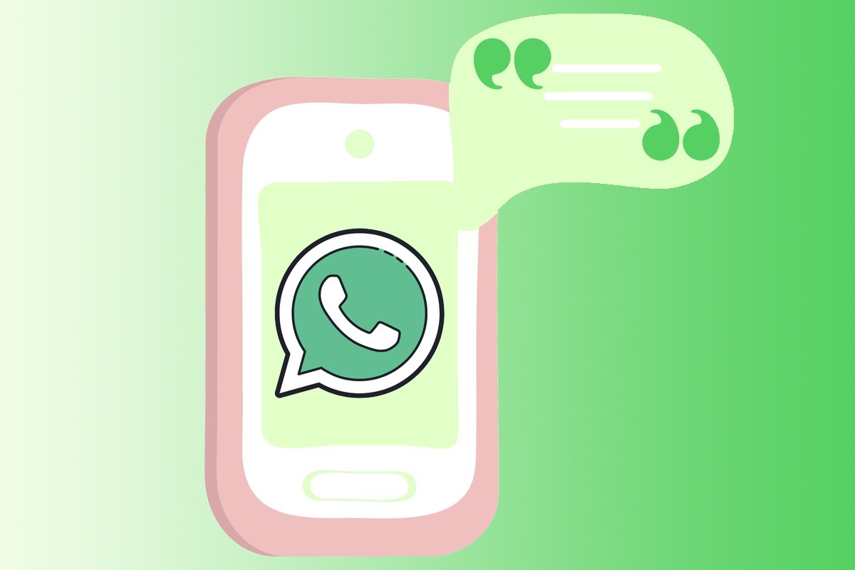 Cómo citar o mencionar un texto en WhatsApp