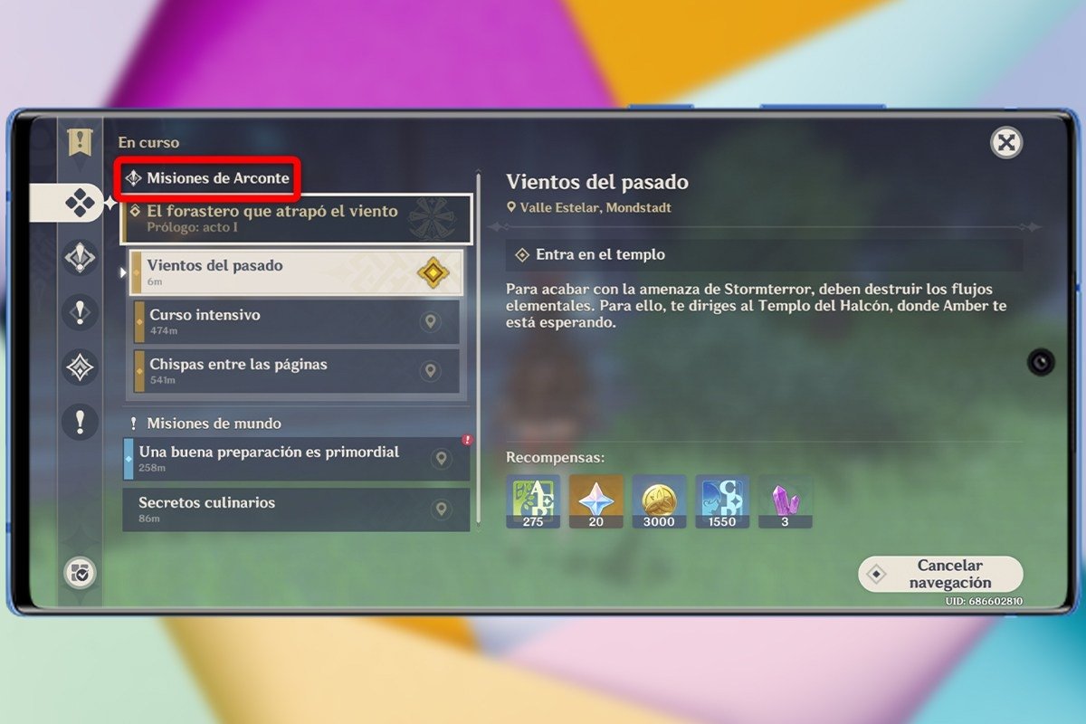 Cómo conseguir protogemas gratis en Genshin Impact - Misiones de Arconte