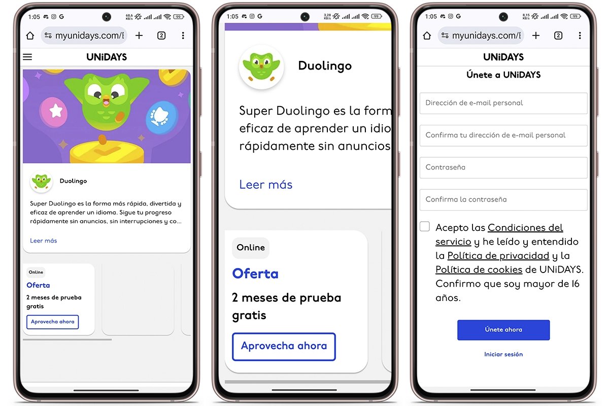 Cómo conseguir una prueba gratuita de Super Duolingo con Uninalgas