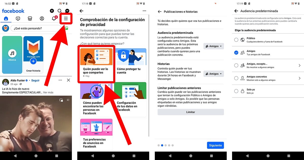 Cómo elegir quién puede ver tus publicaciones de Facebook