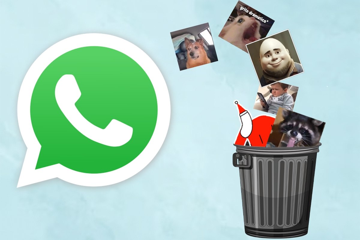 Cómo eliminar stickers de WhatsApp